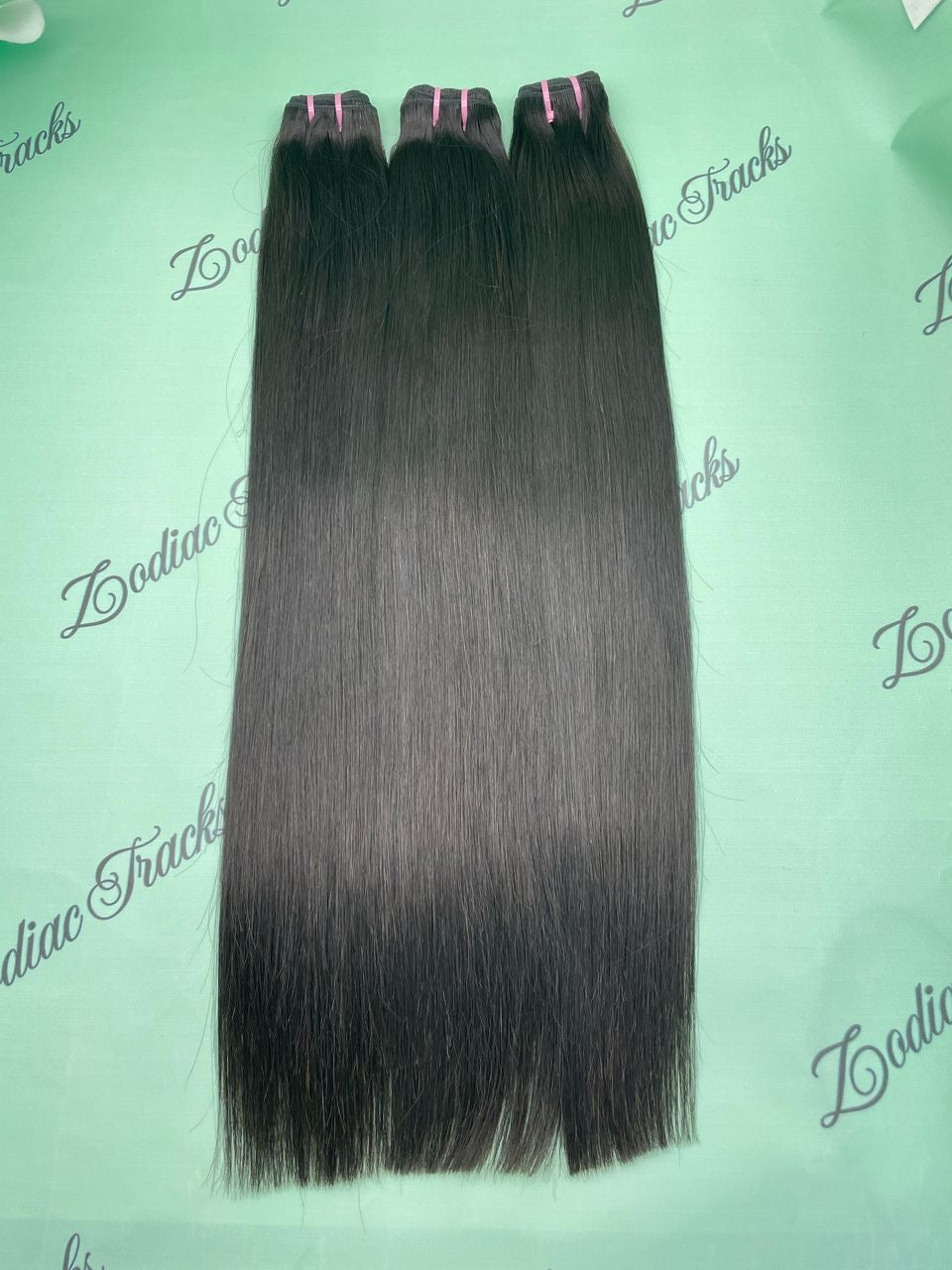 Cambodian Straight Hair 3 Bundle Deal | 100% Human Hair Extensions | Zodiac Tracks