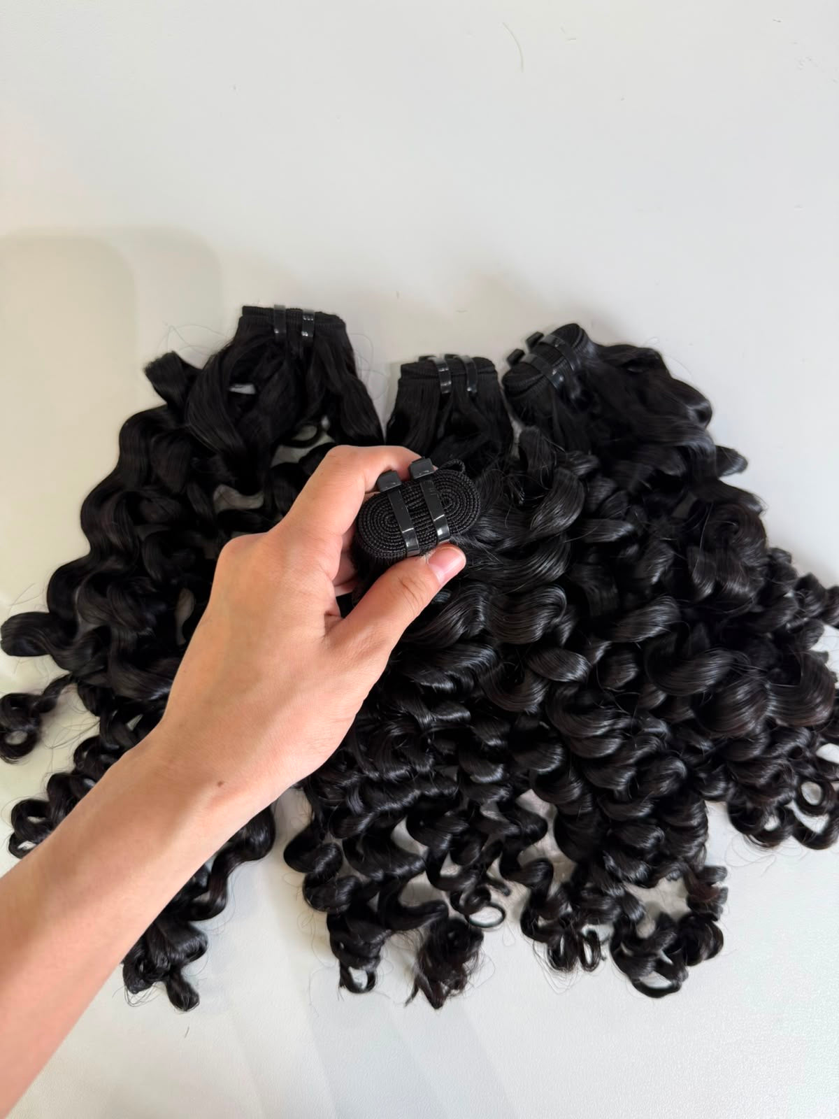 Raw Ocean Curly 4 Bundle Deal | 100% Raw Human Hair Bundles | Zodiac Tracks