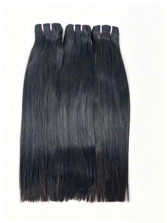 Cambodian Straight Hair 3 Bundle Deal | 100% Human Hair Extensions | Zodiac Tracks