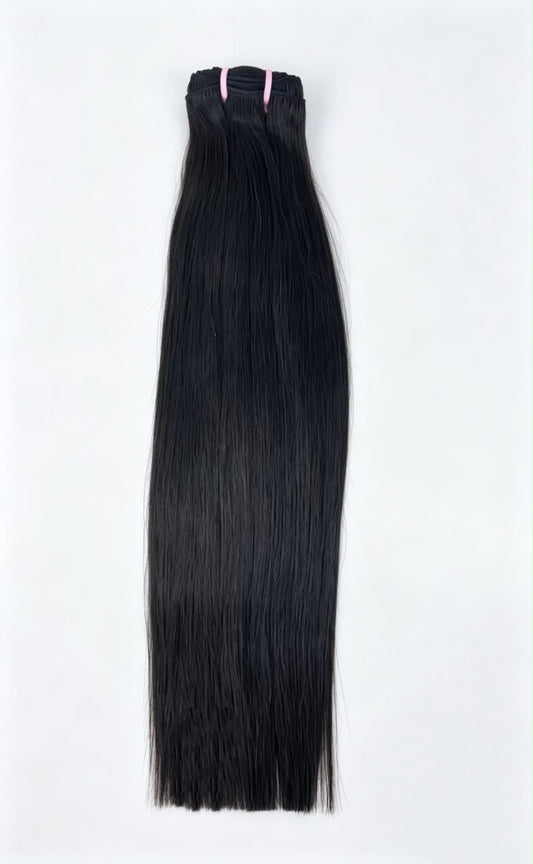 Cambodian Straight Single Bundle | 100% Human Hair Extensions | Zodiac Tracks