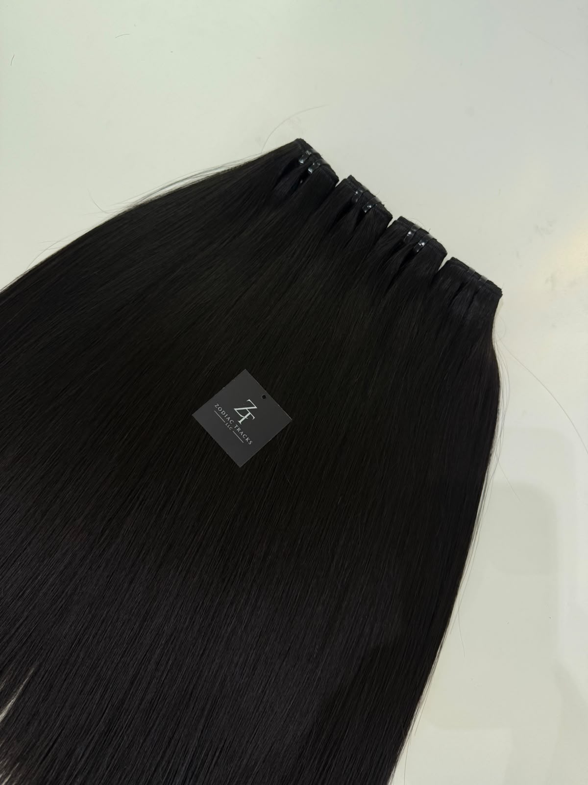 Raw Russian Bone Straight 4 Bundle Deal | 100% Raw Human Hair Bundles | Zodiac Tracks