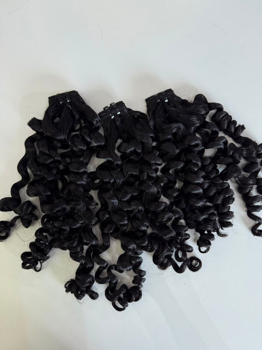 Raw Ocean Curly 3 Bundle Deal | 100% Raw Human Hair Bundles | Zodiac Tracks