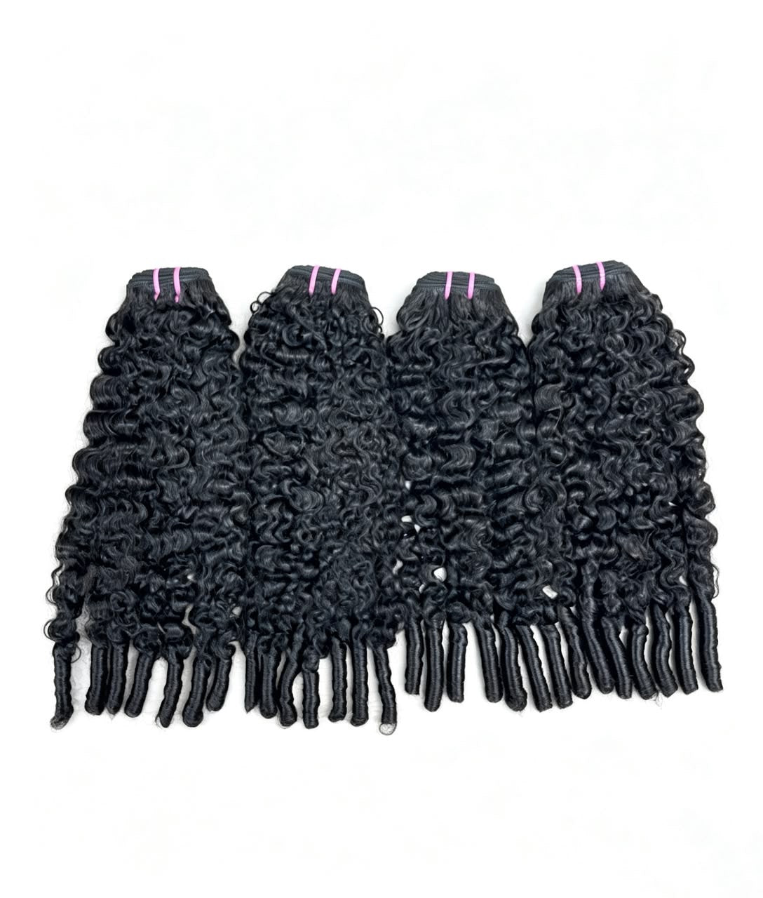 Cambodian Burmese Curly Hair 4 Bundle Deal | 100% Human Hair Extensions | Zodiac Tracks