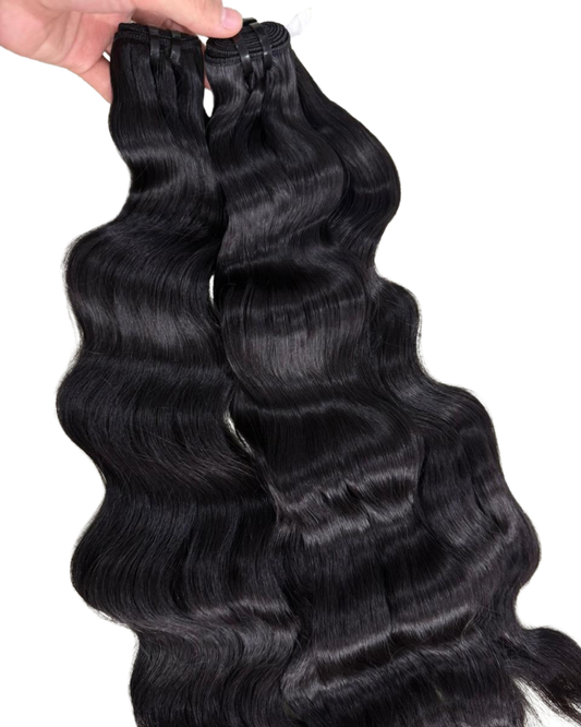 Raw Russian Natural Wave 3 Bundle Deal | 100% Raw Human Hair Bundles | Zodiac Tracks