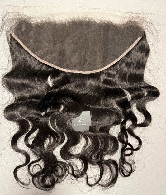 13x6 HD Frontal Virgin Hair 14"-24" | Undetectable HD Lace Closure | Zodiac Tracks