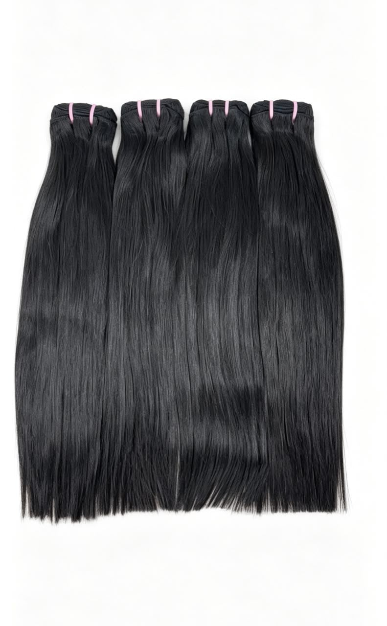 Cambodian Straight Hair 4 Bundle Deal | 100% Human Hair Bundles | Zodiac Tracks