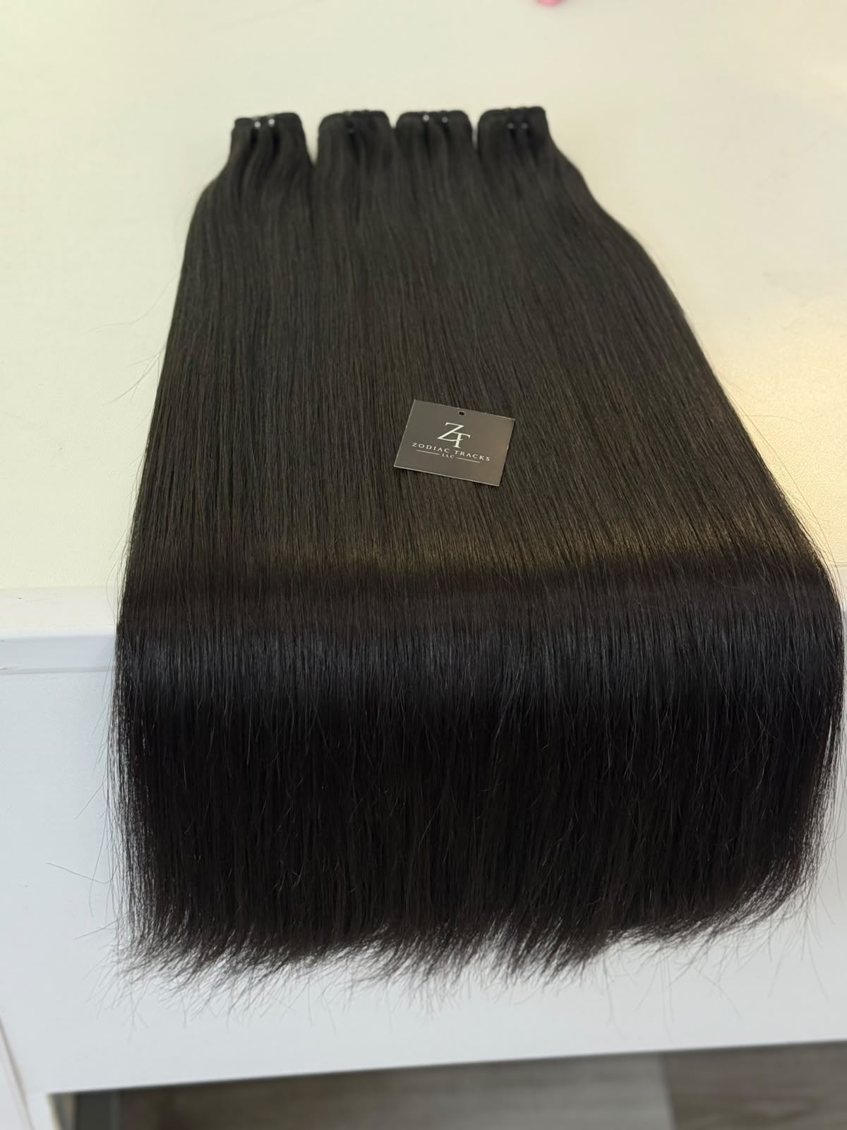 Raw Russian Natural Straight 4 Bundle Deal | 100% Raw Human Hair Bundles | Zodiac Tracks