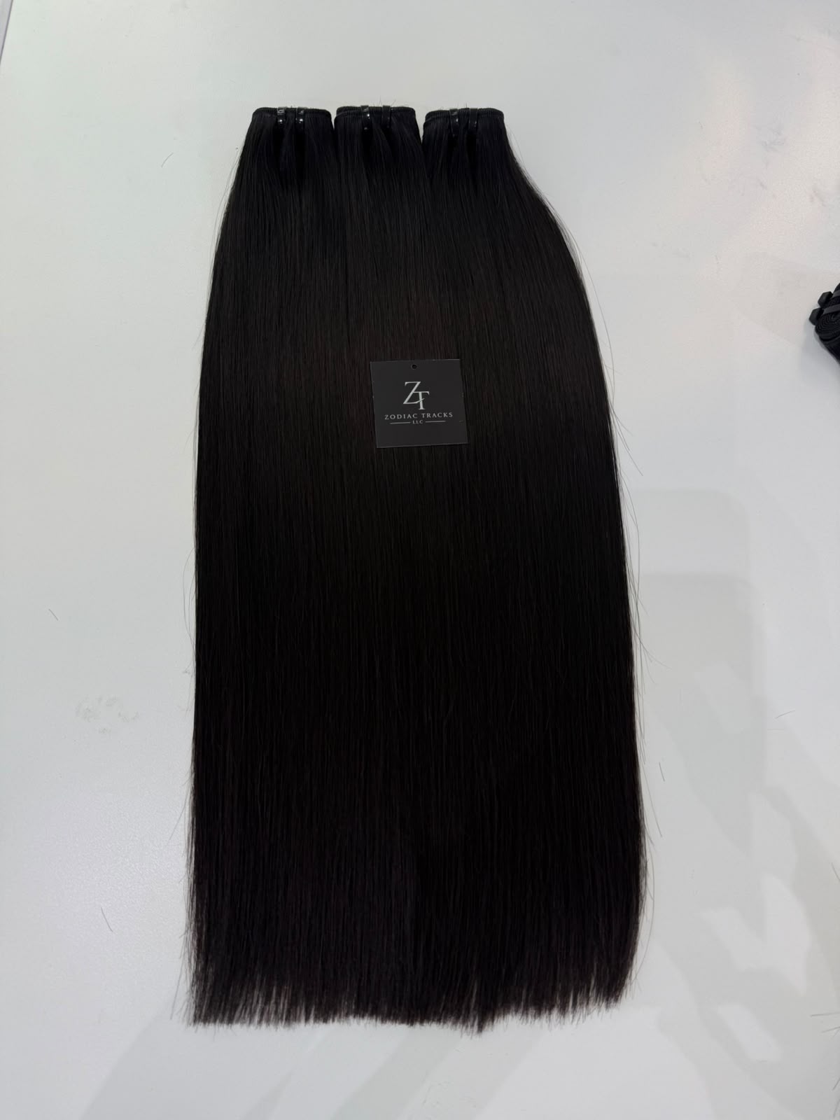 Raw Russian Bone Straight 3 Bundle Deal | 100% Raw Human Hair Bundles | Zodiac Tracks