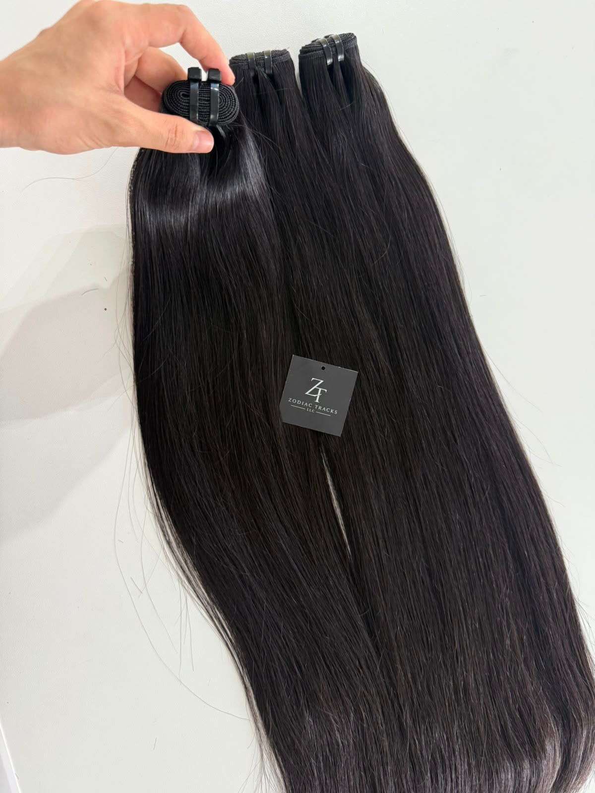 Raw Russian Natural Straight 3 Bundle Deal | 100% Raw Human Hair Bundles | Zodiac Tracks