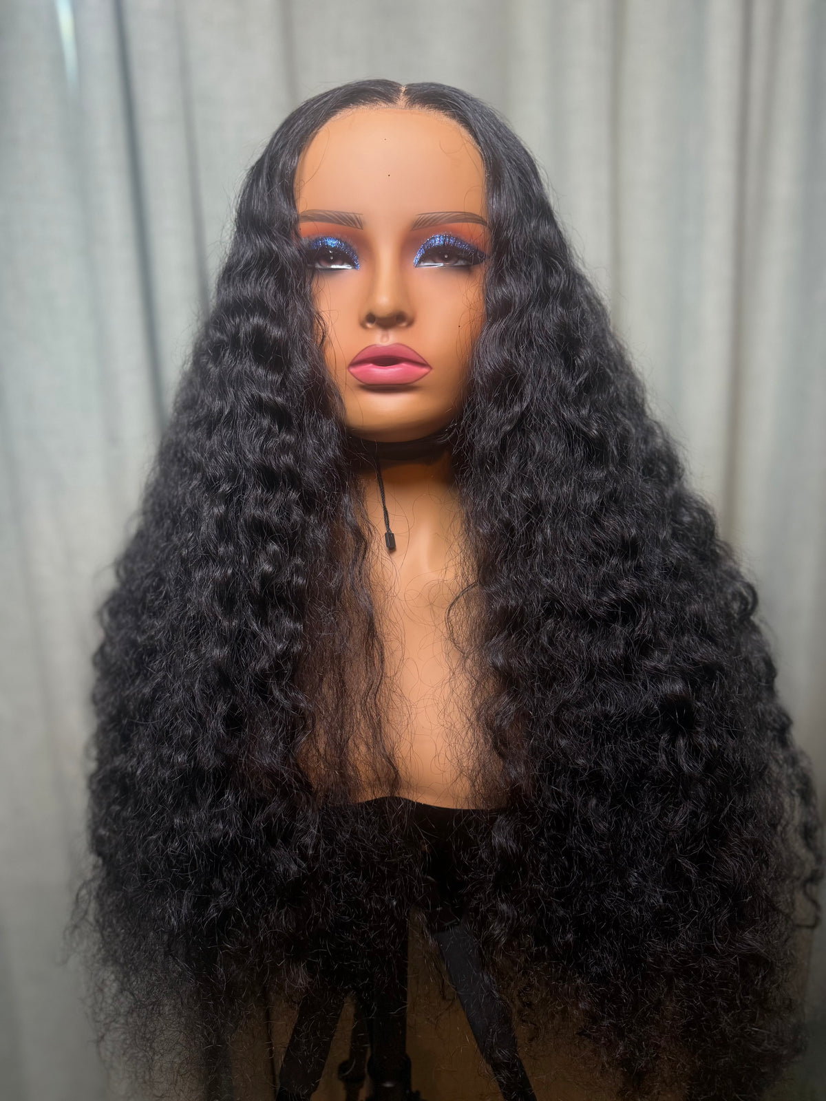 Sasha | 30" 6x6 HD Raw Russian Burmese Curly HD Lace Wig | Natural Color | Zodiac Tracks