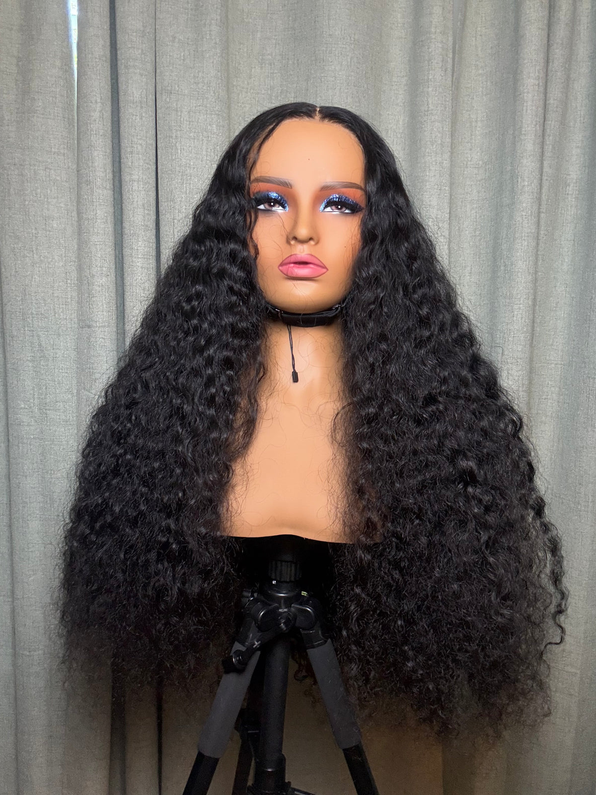 Sasha | 30" 6x6 HD Raw Russian Burmese Curly HD Lace Wig | Natural Color | Zodiac Tracks