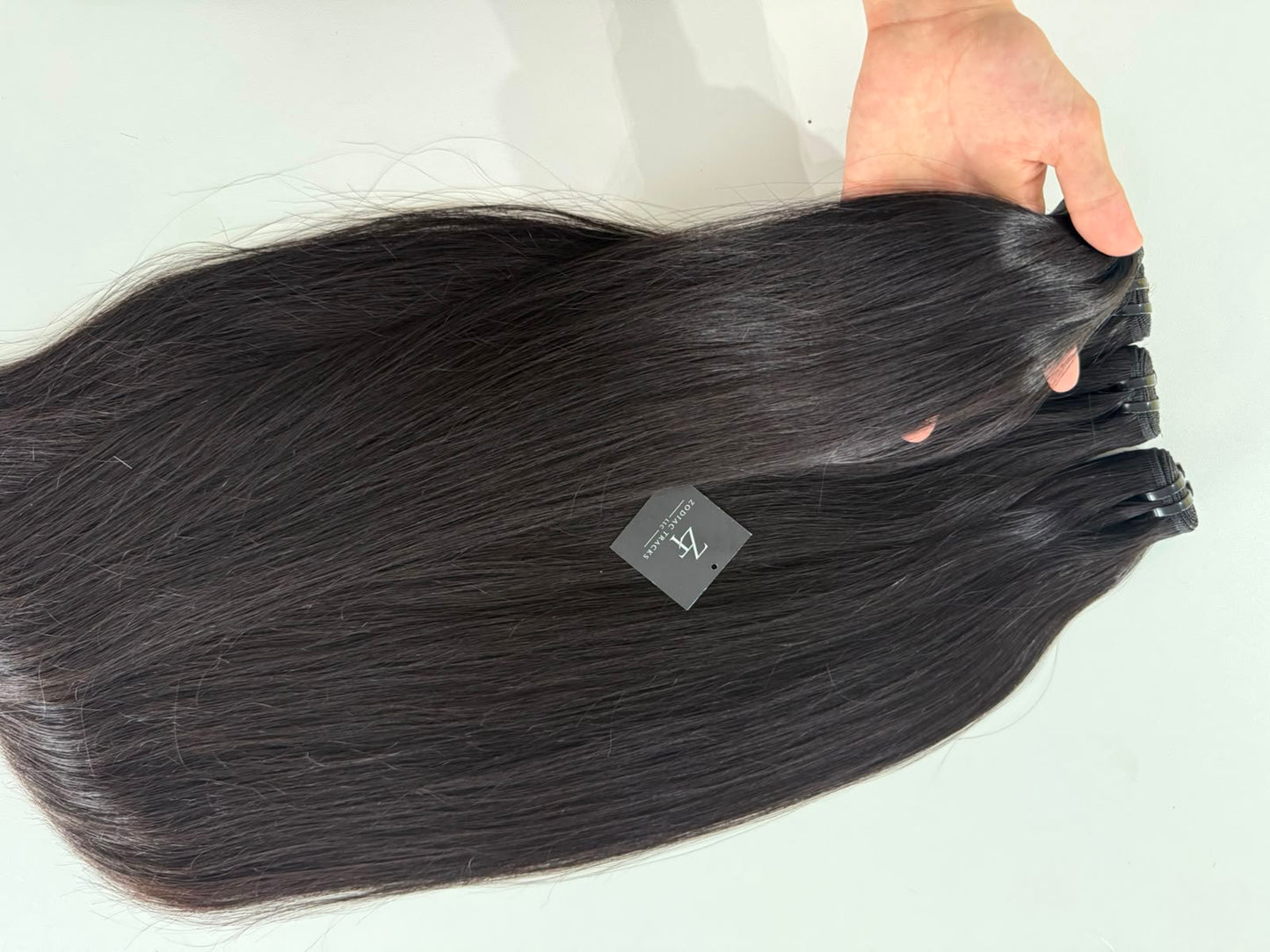Raw Russian Natural Straight 3 Bundle Deal | 100% Raw Human Hair Bundles | Zodiac Tracks