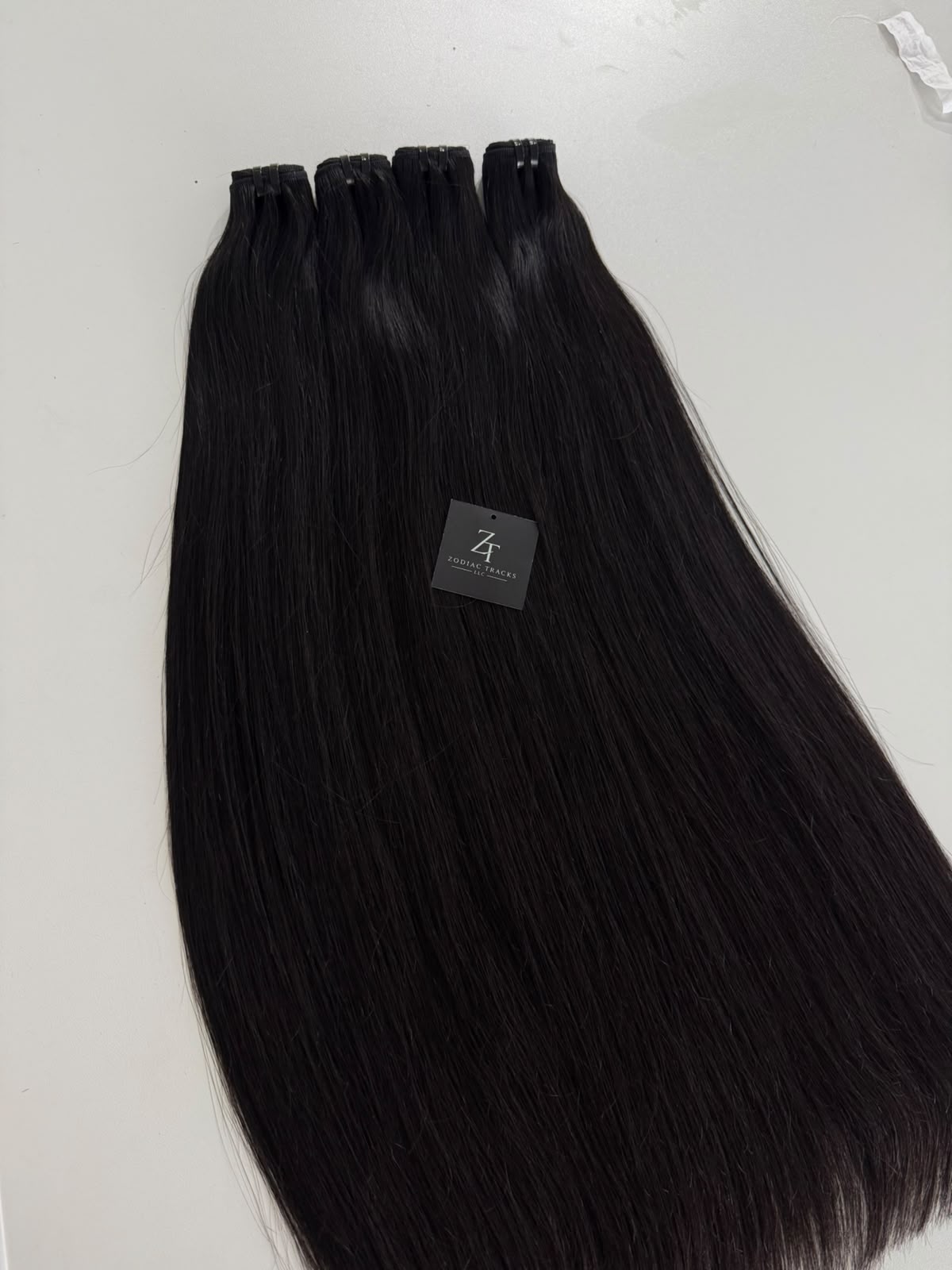 Raw Russian Natural Straight 4 Bundle Deal | 100% Raw Human Hair Bundles | Zodiac Tracks