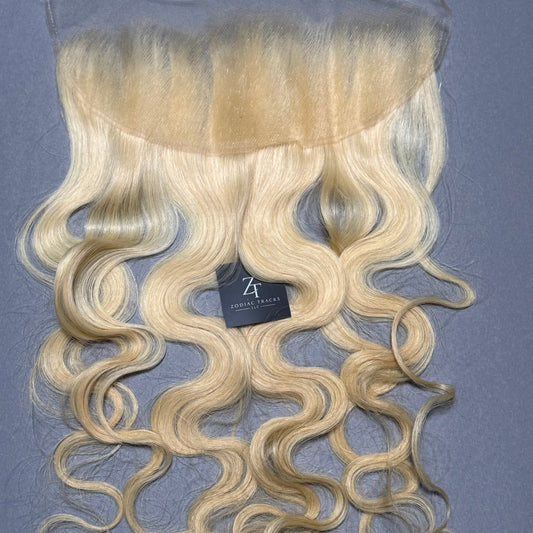 613 Raw Russian 13x6 HD Frontal 14"-24" | Blonde HD Lace Frontal | Zodiac Tracks