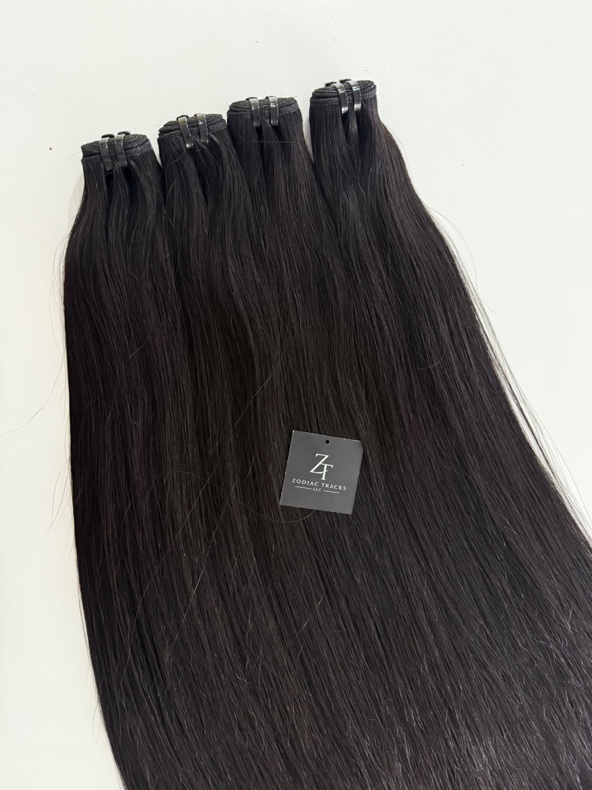 Raw Russian Natural Straight 4 Bundle Deal | 100% Raw Human Hair Bundles | Zodiac Tracks