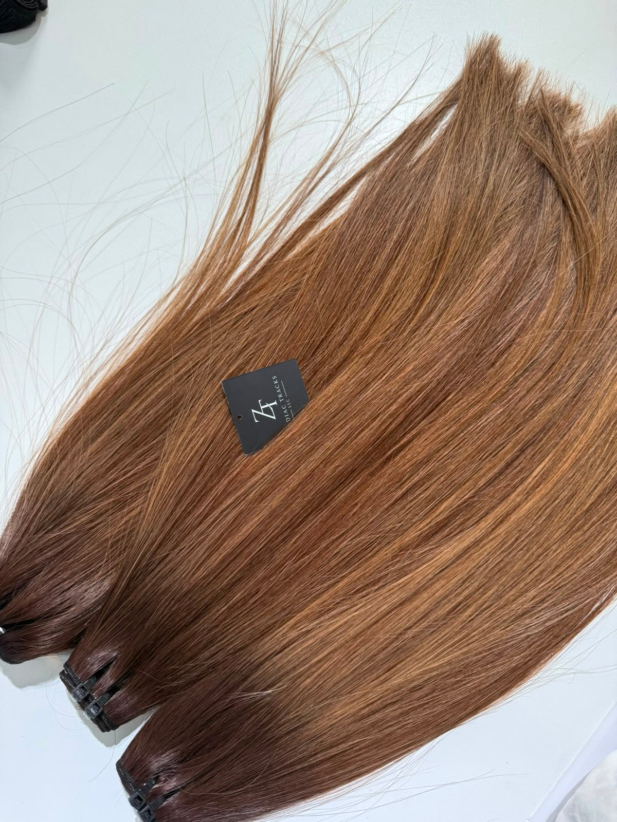 Chocolate Caramel Ombre Single Bundle | 100% Remy Human Hair Extension | Zodiac Tracks