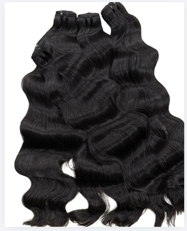 Raw Russian Natural Wave 4 Bundle Deal | 100% Raw Human Hair Bundles | Zodiac Tracks