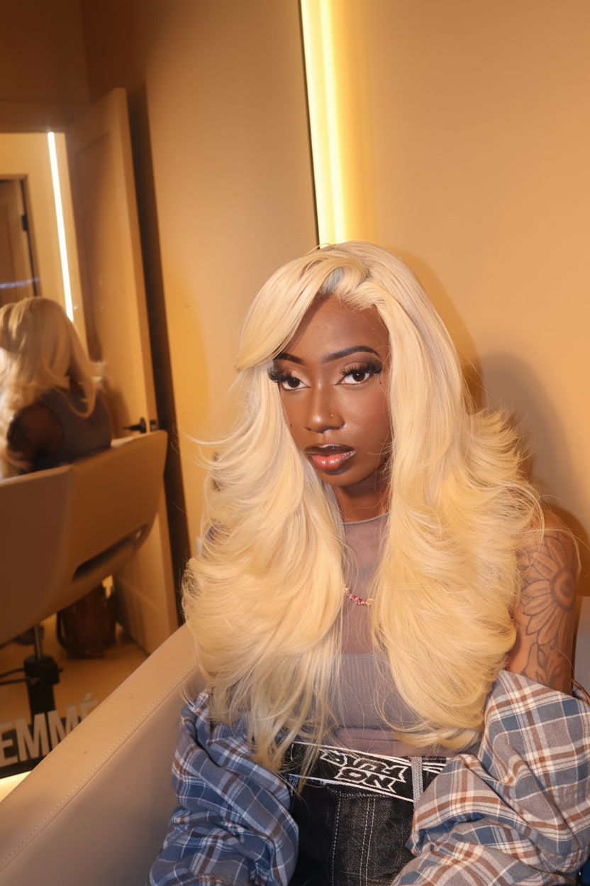 613 RAW RUSSIAN 13X6 HD FRONTAL WIG 26" - 40" 300% DENSITY