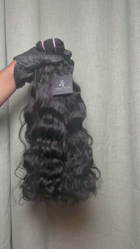 Cambodian Loose Curly Hair Single Bundle | 100% Human Hair Bundles | Zodiac Tracks