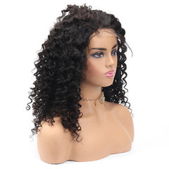 13X4 TRANSPARENT FRONTAL WIG 28" - 40" 180% DENSITY